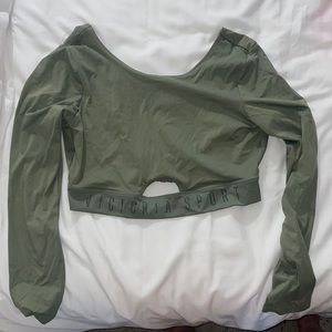 Victoria's Secret Olive Crop Top